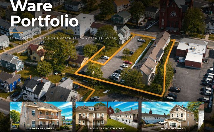 Pictures of Multifamily property located at 27 Parker Street, Ware, MA 01082, 28-30 North Street, Ware, MA 01082, 28.5 North Street, Ware, MA 01082, 38 North Street, Ware, MA 01082 for sales - image #1