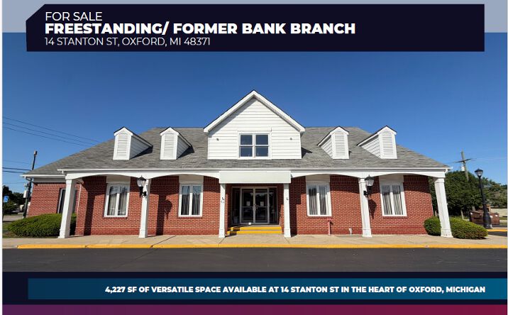 Pictures of Retail, Office property located at 14 Stanton St, Oxford, MI 48371 for sales - image #1