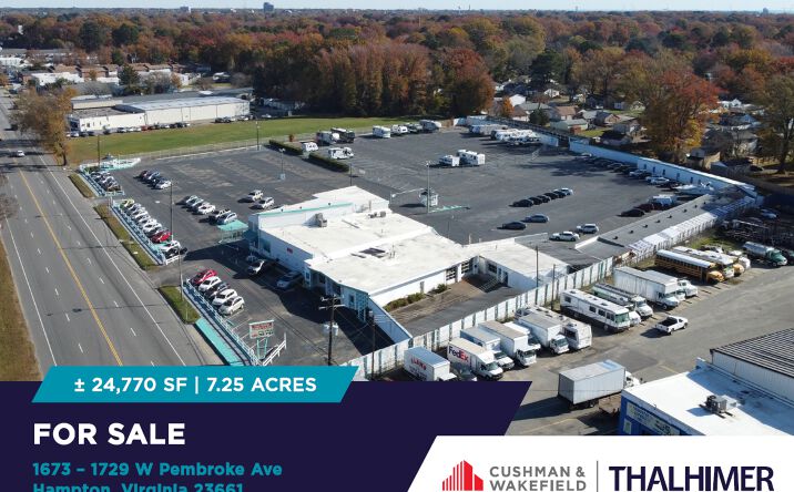Pictures of Land, Mixed Use, Special Purpose property located at 1725 West Pembroke Avenue, Hampton, VA 23661 for sales - image #1
