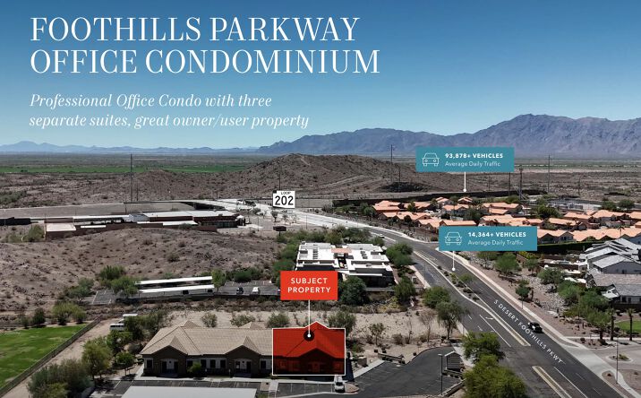 Pictures of Office property located at 16725 S Desert Foothills Pkwy, Bldg B, Suites 101, 102 & 103, Phoenix, AZ 85048 for sales - image #1