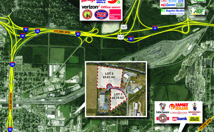 Pictures of Land property located at 1100 Hemlock St., North Little Rock, AR 72114 for sales - image #1