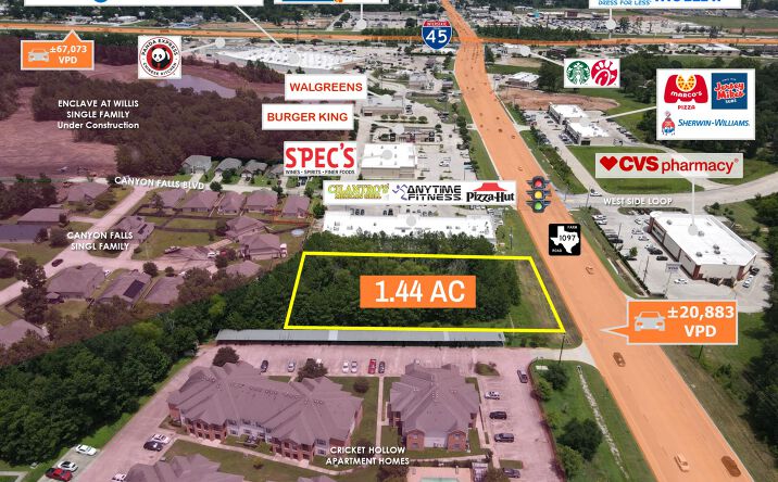 Pictures of Land property located at 9670 Farm to Market 1097, Willis, TX 77318 for sales - image #1