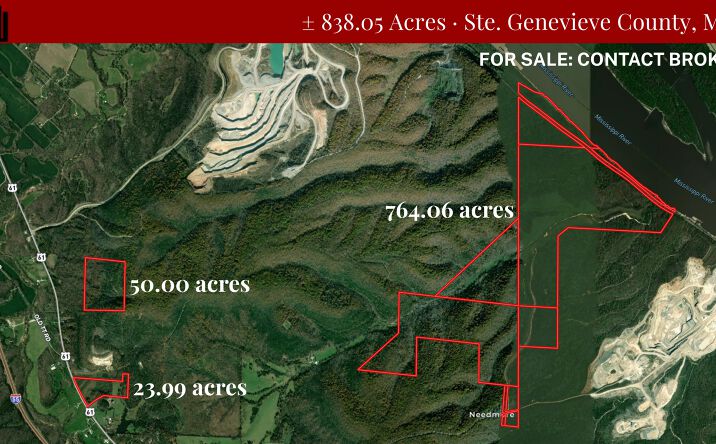 Pictures of Land property located at South Highway 61, Ste. Genevieve, MO 00000 for sales - image #1