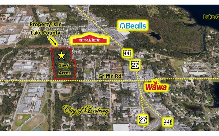 Pictures of Land, Multifamily, Industrial property located at Griffin Road, Leesburg, FL 34748 for sales - image #1