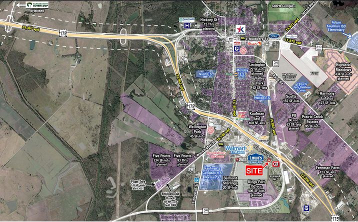 Pictures of Land property located at 810 Kings Fort Pkwy, Kaufman, TX 75142 for sales - image #1