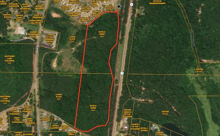 Pictures of Land property located at 00 Highway 7 South, Oxford, MS 38655 for sales - image #1