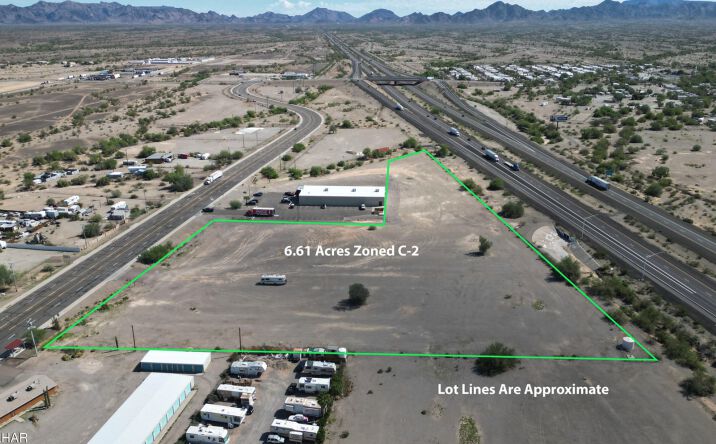 Pictures of Land property located at 525 E Main St, Quartzsite, AZ 85346 for sales - image #1