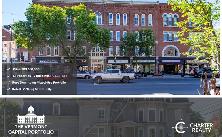 Pictures of Retail, Multifamily, Office, Mixed Use property located at 73 Main St, Montpelier, VT 05602 for sales - image #1