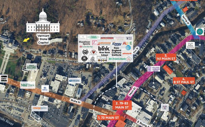 Pictures of Retail, Multifamily, Office, Mixed Use property located at 8 St. Paul St, Montpelier, VT 05602 for sales - image #1