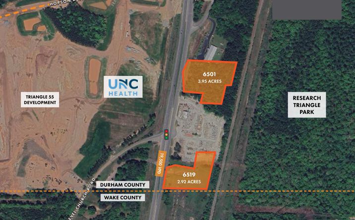 Pictures of Land property located at 6501 & 6519 NC 55 HIGHWAY, Durham, NC 27519-6985 for sales - image #1
