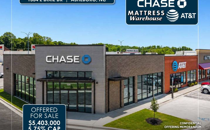 Pictures of Retail property located at 1334 East Dixie Drive, Asheboro, NC 27203 for sales - image #1