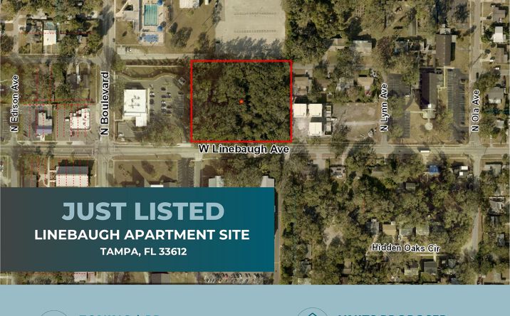 Pictures of Multifamily, Land property located at 825 W Linebaugh Ave, Tampa, FL 33612 for sales - image #1