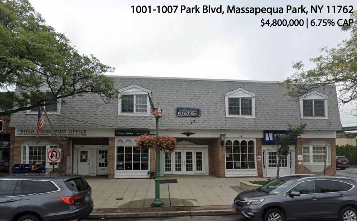 Pictures of Retail, Office, Mixed Use property located at 1001-1007 Park Blvd, Massapequa Park, NY 11762 for sales - image #1