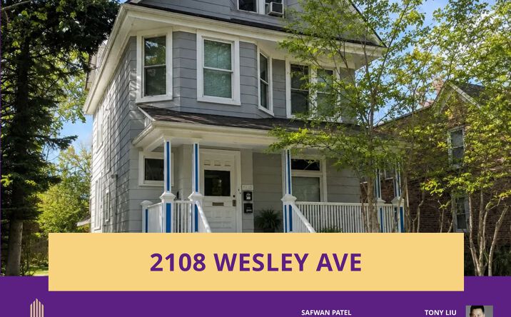 Pictures of Multifamily property located at 2108 Wesley Ave, Evanston, IL 60201 for sales - image #1
