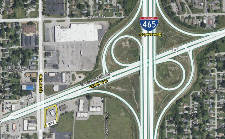 Pictures of Retail property located at 6243 West Washington Street, Indianapolis, IN 46241 for sales - image #1