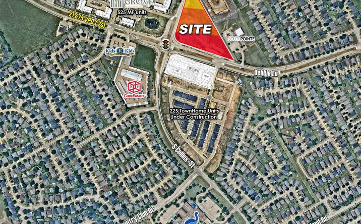 Pictures of Land property located at NEC Debbie Ln & Collins St, Arlington, TX 76002 for sales - image #1