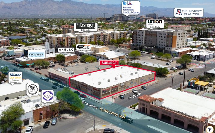 Pictures of Retail, Industrial property located at 406 N. 6th Ave., Tucson, AZ 85705 for sales - image #1