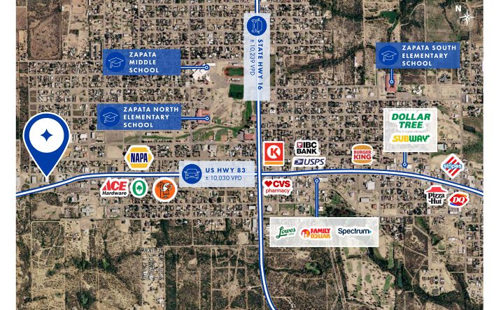 Pictures of Retail property located at 2512 US-83, Zapata, TX 78076 for sales - image #1