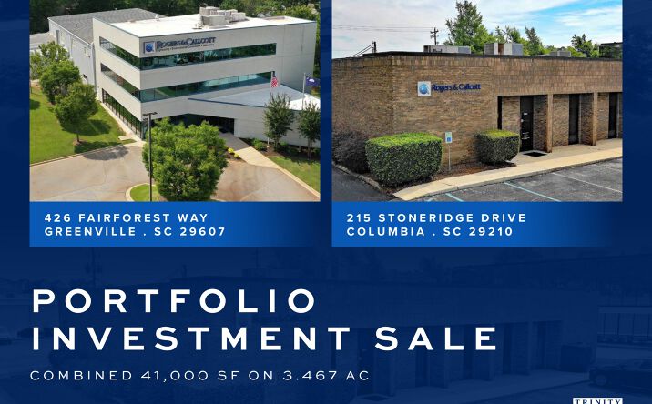 Pictures of Office property located at 426 Fairforest Way, Greenville, SC 29607, 215 Stoneridge Drive, Columbia, SC 29210 for sales - image #1