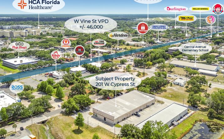 Pictures of Retail property located at 201 West Cypress Street, Kissimmee, FL 34741 for sales - image #1
