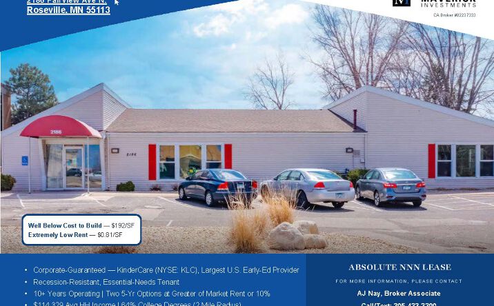 Pictures of Retail, Special Purpose property located at 2186 Fairview Ave N., Roseville, MN 55113 for sales - image #1