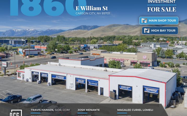 Pictures of Retail property located at 1860 East William Street, Carson City, NV 89701 for sales - image #1