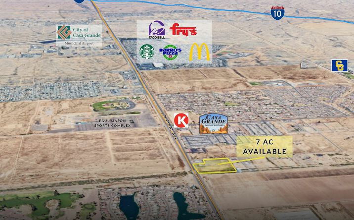 Pictures of Mixed Use, Retail, Office, Land property located at 2150 N Pinal Ave, Casa Grande, AZ 85122 for sales - image #1