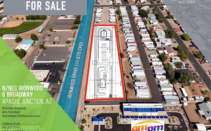 Pictures of Land, Retail property located at 1586 W Broadway Ave, Apache Junction, AZ 85120 for sales - image #1