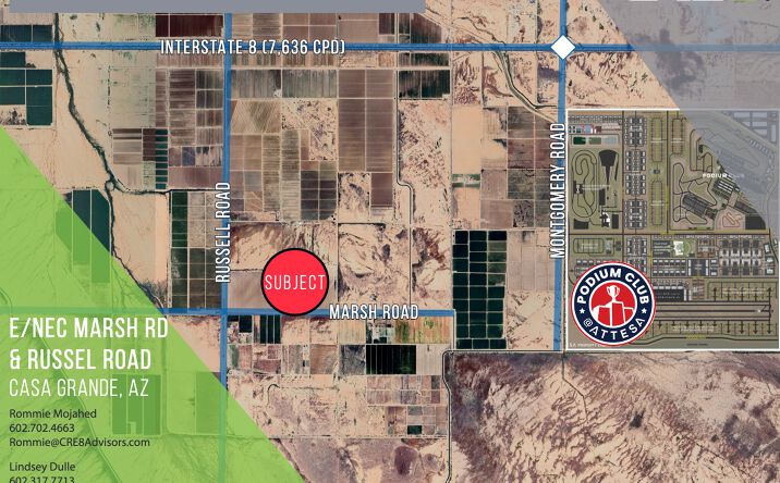 Pictures of Land property located at E/NEC Russel Road & Marsh Road, Casa Grande, AZ 89118 for sales - image #1