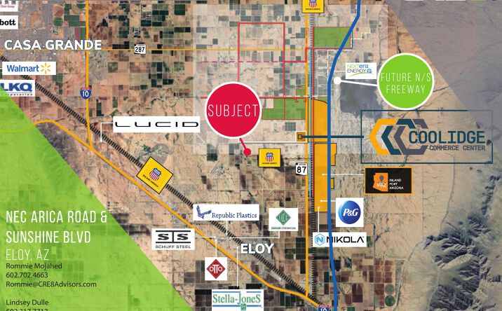 Pictures of Land property located at NEC Arica Road & Sunshine Blvd, Eloy, AZ 85131 for sales - image #1