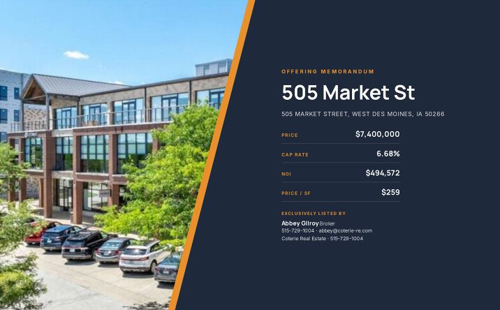 Pictures of Office property located at 505 Market Street, West Des Moines, IA 50266 for sales - image #1
