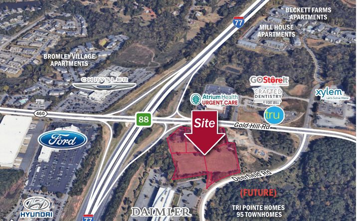 Pictures of Land property located at Gold Hill Rd & I-77, Fort Mill, SC 29715 for sales - image #1