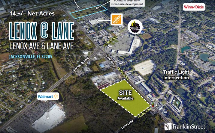 Pictures of Land, Mixed Use property located at Lenox Ave & Lane Ave, Jacksonville, FL 32205 for sales - image #1