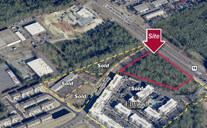 Pictures of Land property located at Hwy 74 & Chestnut Pkwy, Indian Trail, NC 28079 for sales - image #1