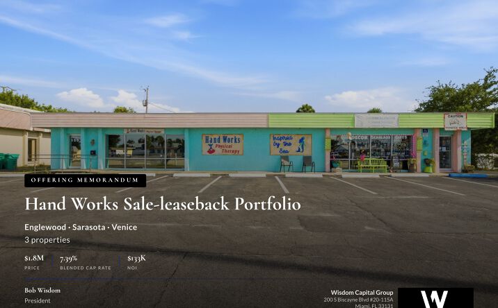 Pictures of Office property located at 1503 South McCall Road, Englewood, FL 34223, 2616 Bee Ridge Road, Sarasota, FL 34239, 744 The Rialto, Venice, FL 34285 for sales - image #1