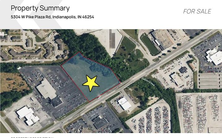 Pictures of Land property located at 5304 W Pike Plaza Rd, Indianapolis, IN 46254 for sales - image #1