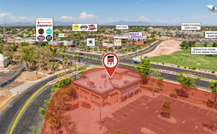 Pictures of Retail property located at 920 S GILBERT RD, GILBERT, AZ 85296-3434 for sales - image #1