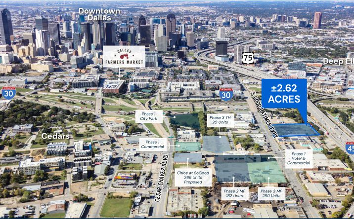 Pictures of Multifamily, Office, Land property located at 1718 S Good Latimer Expy, Dallas, TX 75201-6001 for sales - image #1