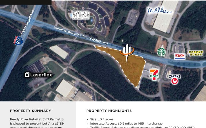 Pictures of Retail, Land property located at 2278 Nazareth Church Rd, Spartanburg, SC 29301 for sales - image #1