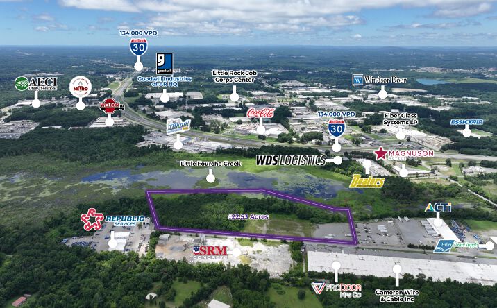 Pictures of Land property located at 6710 Allied Way, Little Rock, AR 72209 for sales - image #1