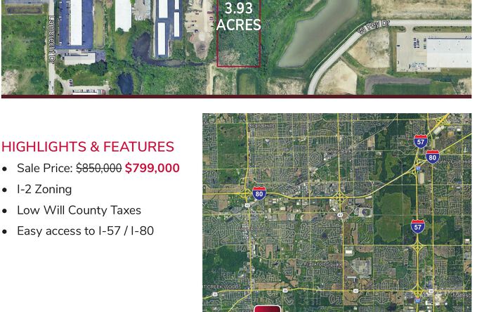 Pictures of Land property located at 300 E. Laraway Road, Frankfort, IL 60436 for sales - image #1