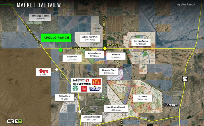 Pictures of Land property located at SWC Arizona Farms Road & Apollo Dr, Queen Creek, AZ 85132-5625 for sales - image #1