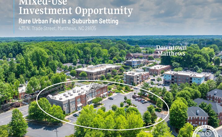 Pictures of Retail, Office, Mixed Use property located at 435 N. Trade Street, Matthews, NC 28105 for sales - image #1