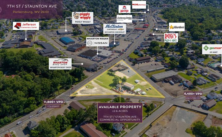 Pictures of Land, Office, Retail property located at 0 7th Street/Staunton Avenue, Parkersburg, WV 26101 for sales - image #1