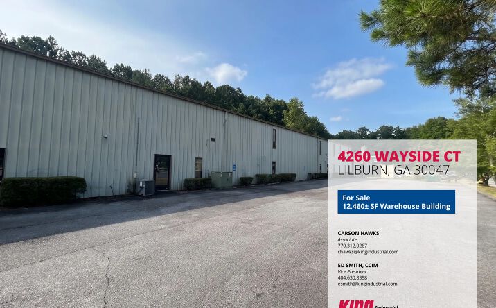 Pictures of Industrial property located at 4260 Wayside Ct SW, Lilburn, GA 30047 for sales - image #1
