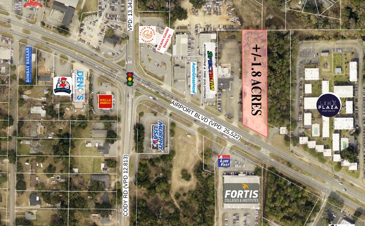 Pictures of Retail, Land property located at 7032 Airport Boulevard, Mobile, AL 36608 for sales - image #1