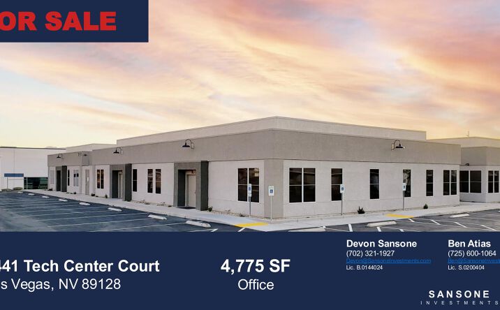 Pictures of Office property located at 2441 Tech Center Court, Las Vegas, NV 89128 for sales - image #1