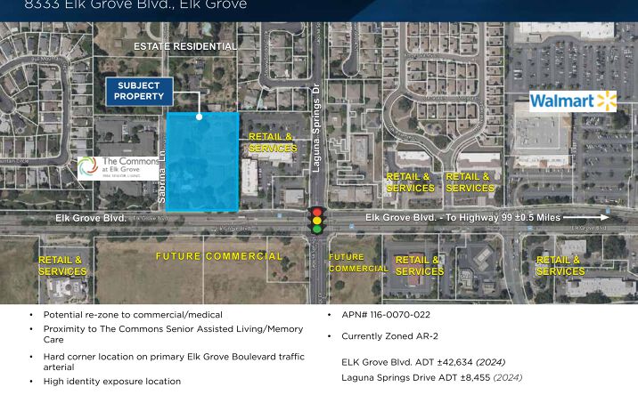 Pictures of Land property located at 8333 Elk Grove Blvd., Elk Grove, CA 95758-9546 for sales - image #1