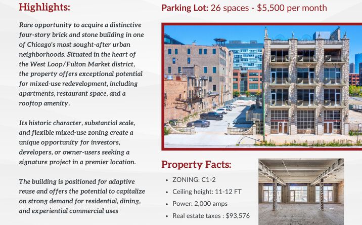 Pictures of Mixed Use property located at 165-167 N. May Street, Chicago, IL 60607-2102 for sales - image #1