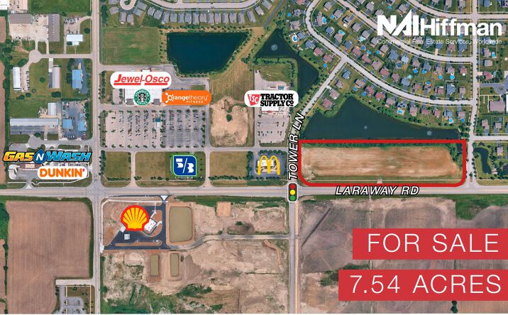 Pictures of Land property located at NEC of Laraway Rd & Tower Ln, New Lenox, IL 60451 for sales - image #1